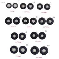 Big 1" - 3.5" Rubber PU Wheel with Plastic Hub for RC Airplane Replacement Parts PH