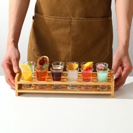 Home Use Measuring Shot Glass Set B52 Cup Measuring Shot Glass Cocktail Glass Stand Tequila Shot Gla