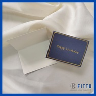 Handmade wish card (Thank you, Happy Birthday, Best Wishes)