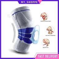 [01] Knee Guard Brace Compression Sleeve Elastic Wraps Pelindung Lutut Sukan