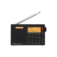 XHDATA | XHDATA R108 วิทยุ DSP แบบพกพา FM/MW/SW/LW เครื่องรับสัญญาณ Airband 500 โปรแกรมตั้งค่าล่วงหน