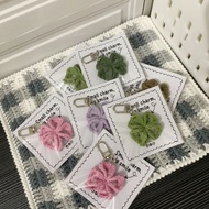GANTUNGAN [CROCHEEEY] clover crochet keychain | Clover leaf 4 | Clover keychain