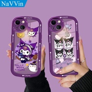 Cute Sanrio Kuromi Phone Cases for VIVO Y11 2019 Y12 Y12i Y12A Y12S Y15 Y15S Y15A Y16 Y17 Y19 Y20 Y20s Y20i Y20A Y21 Y21s Y22s Y22 Y30 Y30i Y35 2022 Y50 Y51 2020 Y66 Y67 Y71 Y75 5G Y76s Y85 Y91 Y91C Y93 Y95 V20 V23 V25 S1 Pro Transparent Anti-fall Cover