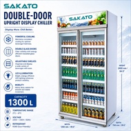 SAKATO Premium Upright Chiller(8 Feet Height) Heater Door & Top Compressor