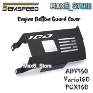 Semspeed ADV160 Vario160 PCX160 Click160 Motorcycle Engine Bottom Guard Cover Engine Protector ADV 160 Vario 160 PCX 160