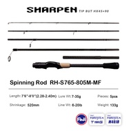 PURELURE SHARPEN Soft Lure Long Spinning and Casting XF/MF Action Rods FUJI Components Bass Pike Rod