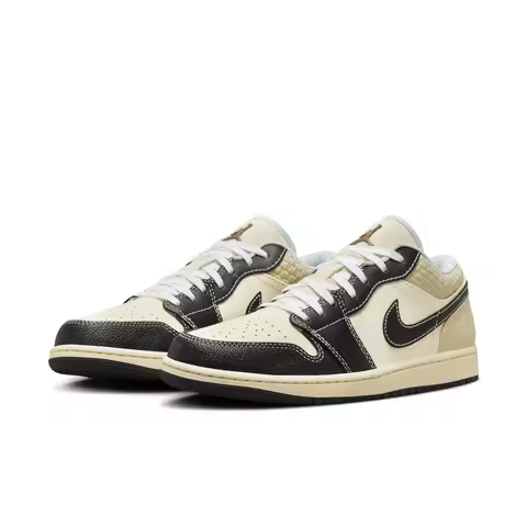 Nike Men's Air Jordan 1 Low Retro Basketball Sneakers HQ3437-101 Low-top Cushioning Lightweight Grip