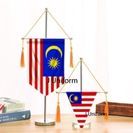 (READY STOCK) METAL TABLE FLAG STAND CRYSTAL FLAG STAND COMPANY FLAG STAND CUSTOM TABLE FLAG