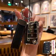 TPU Car Remote Key Case Cover Suitable for VW Volkswagen Golf 7 MK7 Tiguan MK2 Accessories