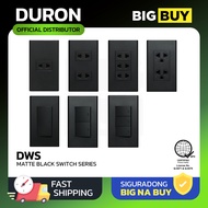 Duron - Switches and Outlet Wiring Devices - Wide Series - Matte Black