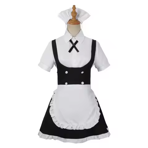 Call of The Night Nazuna Nanakusa Maid Cosplay Dress Anime Character Role Play Costume Gothic Cute M