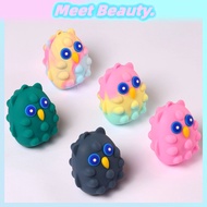 Pop It Owl Ball Decompression Bubble Fingertip Decompression Vent Toy Cute Animal Squishy Silicone