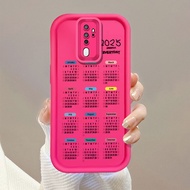 Trendy New Year Calendar Phone Case for OPPO A12S A7 A5S A11K A35 A15S A16S A17K A18 A38 A1K A3S A31