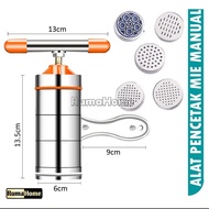 Tb-d555 Healthy e Printing Tool Manual Stainless Steel food grade bonus 5 Molds Noodle Maker, Pasta