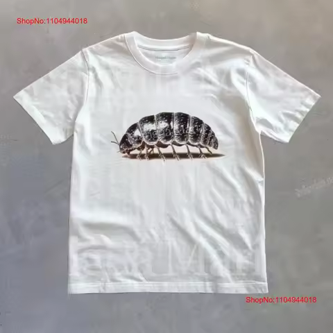 Insect Retro T Shirt Vintage Bug Pill Lover Nature Entomology Creepy Crawlies Top Isopod vintage Was