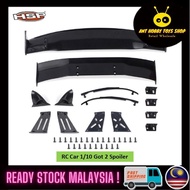 RC Spoiler Wing/Rearview Mirror Kit for 1/10 RC Car Hsp Yokomo Tamiya Sakura