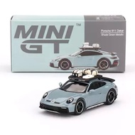 MINI GT 1/64 #780 PORSCHE 911 DAKAR SHADE GREEN METALLIC