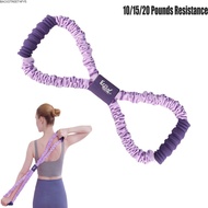 BACKSTREET4FC3 Yoga Tensioner, 10/15/20 Pounds Resistance Silicone Rope 8-Line Puller, Portable Elas