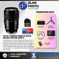 [Sony E/ Nikon Z] Tamron 90mm F2.8 Di III MACRO VXD [F072S] [F072Z] | Tamron Singapore Warranty