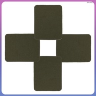 12Pcs Iron Denim Patch Green Cotton for Craft Repair daicoltd