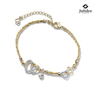 Jubilee Diamond สร้อยข้อมือเพชร Heart Lasso Bracelet เพชรแท้ เพชรน้ำ 99