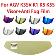 Applicable AGV K1 K1S K5S K5 K3SV Helmet visor，Motorcycle helmet visor UV protection lens，Motorcycle