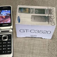 Samsung GT-C3520摺手機100%新及正常,未用過始作試機用,可以用2G及4G卡,適合老人家用