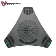 Aibecy USB ลำโพงไมโครโฟนประชุม Omnidirectional ไมค์คอมพิวเตอร์360 ° เสียงรถกระบะพร้อมปิดเสียงสำหรับ