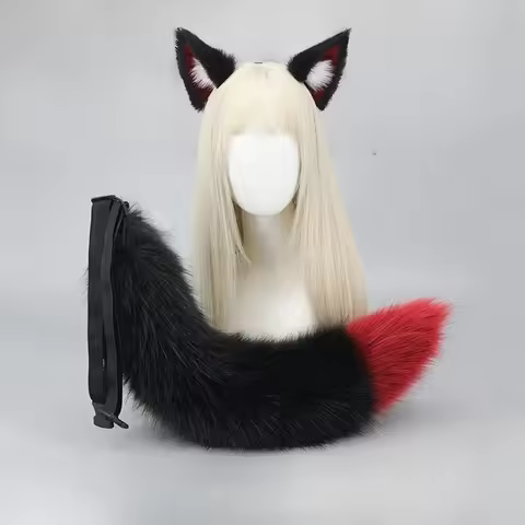 Game Arknights Texas Cosplay Tail and Ears Headwear Men Women Halloween Party Carnival Role Play Pro