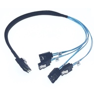 Raid Array Card Server MINI SAS SFF 8087 to SATA Hard Disk sata3 One for Four Data Cable