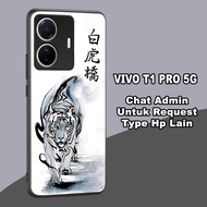 Glossy glitter Softcase for type VIVO T1 PRO 5G tiger motifhp Vivo T1 Pro 5G case can also be used f