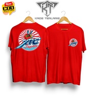 Kaos Telaris XTC Japan Bahan Cattun Combed 30s Sablon Plastisol Kaos Pria Dan Wanita Terbaru