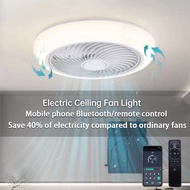 72W Electric Ceiling Fan Light Kitchen Toilet Ceiling Fan Lamp Bedroom Intelligent 6-speed Timed LED