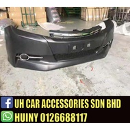 Toyota Wish Facelift 2013 Front Bumper Set With Grill Grille And Fog Lamp Cover (NO INCLUDE PAINT)