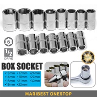 13-32MM 6PT Socket Box Soket Spanar Box Tool Set Spana Socket Wrench Socket Set Sepana Box Set Ratch