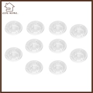 YELGIRL 10Pcs ​Footswitch Topper, Transparent​ Foot Nail Cap​ ​Guitar Pedal Cap​, ​Pedal Protection 
