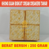 BISKUIT CREAM CRACKERS 250gr / Biskuit cream gabin khong guan rasa tawar