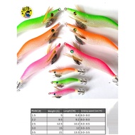 duel ez slim 80mm cumi memegang cumi umpan Squid Play Night Fishing Blow Tube Rocket Small Tube Flow