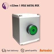 1 Hole Metal Box c/w Push Button Switch, Ø22