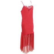 Annebra ชุดนอน สายเดี่ยว ตัวยาว ผ้าซาติน Maxi Satin Nightdress รุ่น AU8-750