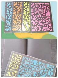 buku tulis polos dengan varian warna sampul depan
