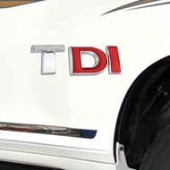 Emblem Badge TDI Logo Car Sticker for VW Golf JETTA PASSAT MK4 MK5 MK6 Turbo Direct Injection Reflective 3D Metal Auto Decals