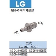Jinli Air Compressor Hardware * PISCO Ultra Small Pipe Joint LG Series Different Size
