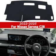 For Nissan Serena C28 Sixth Generation 2022-Present Dashboard Cover Board Anti-Slip Mat Protect Pad 