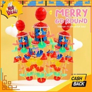 (Ga777) Merry Go Round Baby Toys Colorful Rotating Music Hanging Toys Baby Newborn Musical Toys