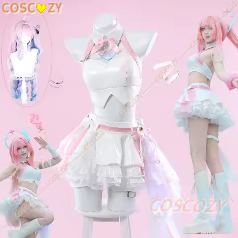 Wuthering Waves Denia New Skin Cosplay Costume Wig Anime Game WuWa Denia Korean Skirt Carnival Hallo