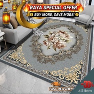 (🔥Raya Special🔥) Carpet 8X10 KAKI PLG BESAR 6XL XL L M G1-G15 Hot 5D Selling Designs Ready | Carpet 