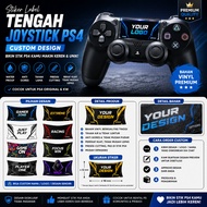 PS4 Joystick Center Label Sticker Custom Name Logo | 20 pcs Premium Waterproof PS4 Controller Sticke