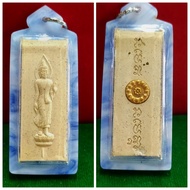 The Treasure Worth Collecting, the Songka House Does Not Speak the Eminent Monk Ajahn Kaxian Holy Relics Void Full-Function Amulet [Walking Buddha] -Food Luck Buddha BE2Super Rich &amp; Wealth, Good Luck Walking Buddha-By Top Monk Ajahn Klang Seng
