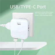 way 180 Degree Rotatable Travel Extension Socket 3-in-1 Power Converter European